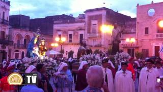 I tre Santi Patroni in processione a Grottaglie Grande festa per San Francesco de Geronimo [upl. by Apthorp]