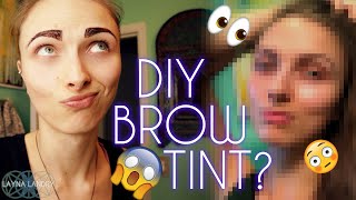 DIY Brow Tint  Refectocil Light Brown [upl. by Atsylac893]