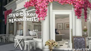 ♡ 🍰 building a bakery in my city  120k no large plot  bloxburg speedbuild ♡ [upl. by Sholom]