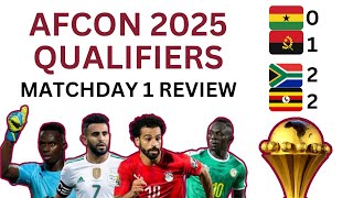 Ghana LOSE AT HOME to Angola 😲  AFCON 2025 Qualifiers Review [upl. by Favata]