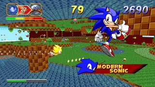 SRB2 Modern Sonic gameplay part 2 [upl. by Naened]