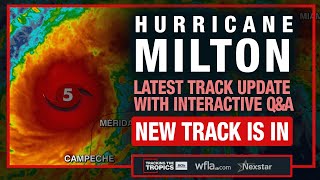 TRACKING HURRICANE MILTON Latest Track Live QampA on Florida Impacts  Tracking the Tropics [upl. by Algie]