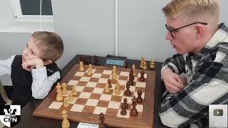 Tweedledum 1537 vs S Pasyukov 1554 Chess Fight Night CFN Blitz [upl. by Eleph]