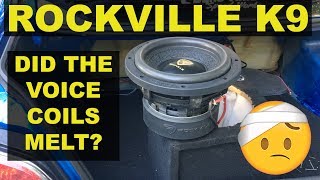 ROCKVILLE K9 SUBWOOFER 3 MONTH REVIEW [upl. by Auhsot]