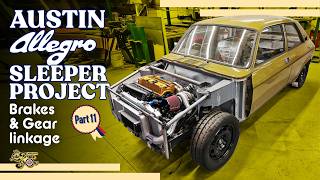 Austin Allegro sleeper project with Honda Civic Type R K20 Turbo build  Part 11 [upl. by Daggett]