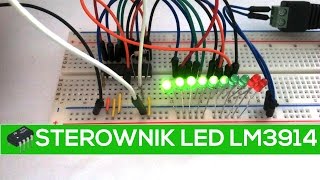 Podstawy 30  LM3914 czyli sterownik linijki LED [upl. by Kcoj]