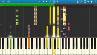 Corona  Rhythm of The Night  Piano Tutorial  Synthesia Cover [upl. by Anegal]