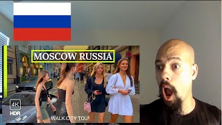 First Time Reacting to Evening Life in Russia Moscow Walk Сity Tour  Moscow travel Guide [upl. by Inglis]