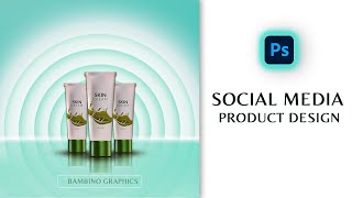 Beauty Product Design Photoshop  Cosmetic Ads Ideas [upl. by Atter496]