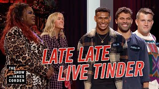 Late Late Live Tinder ft Nicole Byer [upl. by Sutelc]