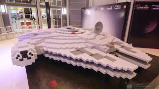 World’s Largest Millennium Falcon built at LEGOLAND Malaysia Resort LEGO Star Wars [upl. by Polky]