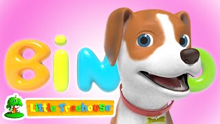 Bingo Dog Song  Hickory Dickory dock  Humpty Dumpty  Little Treehouse  Kids Tv [upl. by Erkan137]