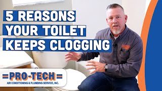 5 Reasons Your Toilet Keeps Clogging [upl. by Verene]