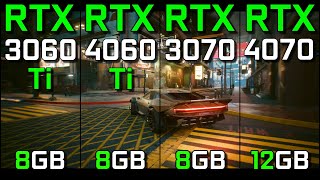 RTX 3060 Ti vs RTX 4060 Ti vs RTX 3070 vs RTX 4070  Test in 15 Games  2024 [upl. by Hatfield882]