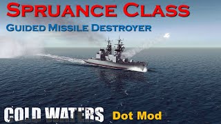 Missile Destroyer Duel  Cold Waters Dot Mod Surface Warfare Engagement [upl. by Renate797]