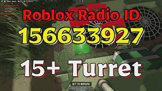 Turret Roblox Radio CodesIDs [upl. by Shaughn925]