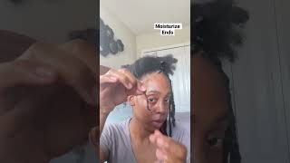 Mini twist protective style on blow out type4hair flattwists 2strandtwist protectivestyles [upl. by Fayola]