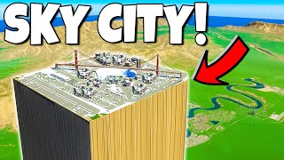 Engineering a city 1000m IN THE SKY in Cities Skylines 2 [upl. by Gievlos]