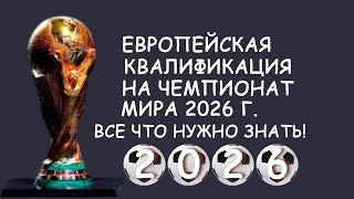 Европейская квалификация на чемпионат мира 2026 года Все что нужно знать [upl. by Kurzawa]