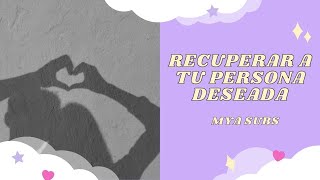 recuperar a tu persona deseada • audio subliminal 1 escucha [upl. by Atteuqihc]