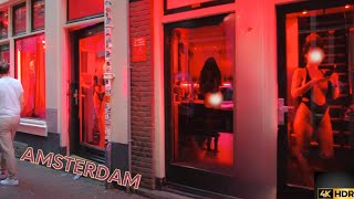 Amsterdam Red Light District Walking Tour An Exploration [upl. by Naitsirc133]