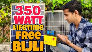 Big SCAM  350 Watt Solar Setup se Poore Ghar Ka Load Chalega SolarTechsool [upl. by Haraj720]