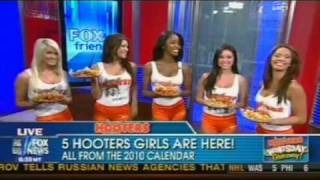 Hooters Girls on FandF 10 7 09 [upl. by Annaitsirk]