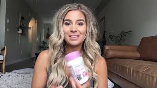 Vanessa from Lunges and Lipstick Fitness Reviews Vegan Collagen Booster Gummies [upl. by Ecnerol522]