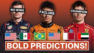 Our BOLD F1 Predictions for the Last Six Races [upl. by Seedman304]