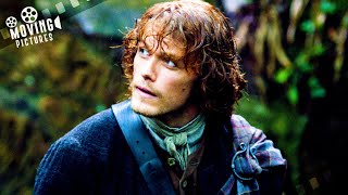 Jamie Ambushed in Woods by Redcoats  Outlander Sam Heughan Caitriona Balfe [upl. by Lehplar783]