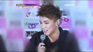 110104 SHINee Key speaks fluent Japanese  SHINee 1st Concert in Seoul press conference [upl. by Allimrac]