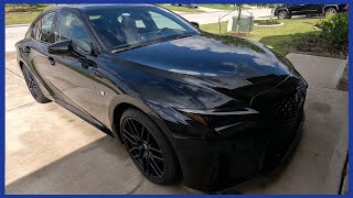 2024 Lexus IS350 F Sport First Wash and Car Market Commentary [upl. by Ojillib]