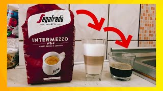 Cafea Segafredo Intermezzo  Espresso Dublu si Latte Macchiato la Espressor Automat [upl. by Darryl]