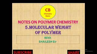 Molecular weight of polymer [upl. by Stead]