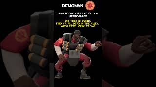 Demoman  Under The Effects Of An UberCharge  Demoman Voice Lines [upl. by Nylirak]