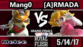 Royal Flush SSBM  A Armada Peach Vs C9 Mango Fox Marth Smash Melee GF [upl. by Luigi]