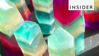 Rainbow Crystals Made Out of Soap [upl. by Eilagam]