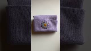 Embroidered Lavender Carhartt Beanie embroidery lavender ender [upl. by Nnaed662]