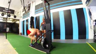 5k Skierg duo WOD [upl. by Hcirteid]