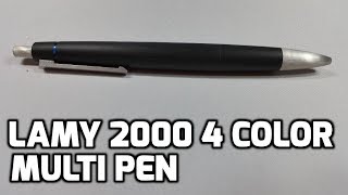 Lamy 2000 4 Color Ballpoint Multi Pen Unboxing and Review [upl. by Ashman969]