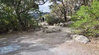 Telegraph Saddle viewing platform Wilsons Promontory goplaces1 [upl. by Wilbert]