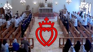 Sancte Pie Decime  Hymn to Saint Pius X SSPX Seminary USA [upl. by Alusru]