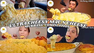 ASMR  ULTRA CHEESY MAC N CHEESE MUKBANG COMPILATION  🇺🇸🇬🇷🇯🇵 CHEESIEST FOOD EATING SHOW [upl. by Colon]