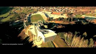 Epic Drone Video  Olympic Ski Jump GarmischPartenkirchen [upl. by Atilrak]