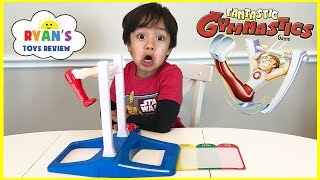 Fantastic Gymnastic Challenge Family Fun Games for Kids Egg Surprise Toys Extreme Warhead Candy [upl. by Enilraep]