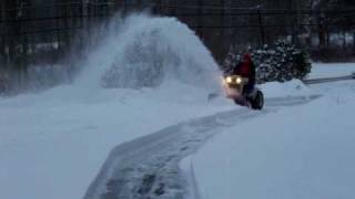 Bolens H14 snowblowing [upl. by Rebecca641]