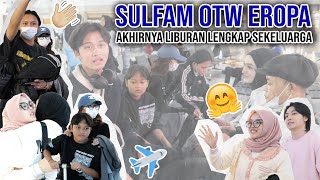 MAIN TEBAKTEBAKAN SAMBIL NUNGGU PESAWAT SEKELUARGA OTW KE EROPA [upl. by Ebbarta]