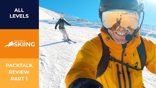 Cardo Packtalk Ski REVIEW PART 1  My experience and who this skiing gadget is for [upl. by Kimberli545]