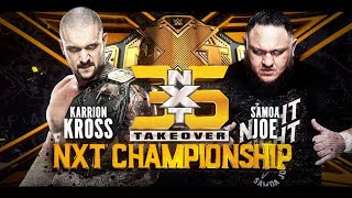 Karrion Kross vs Samoa Joe NXT Championship Match  Prime Target NXT Takeover 36 [upl. by Anaoy]