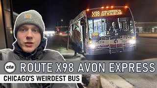 End of the Line for Chicago’s Weirdest Bus Route  X98 Avon Express [upl. by Jamil930]